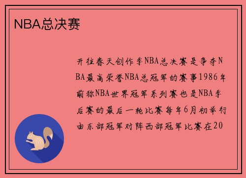 NBA总决赛